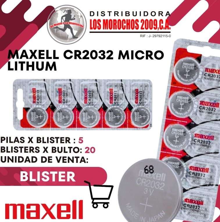 MAXELL CR2032 MICRO LITHUM 1X5