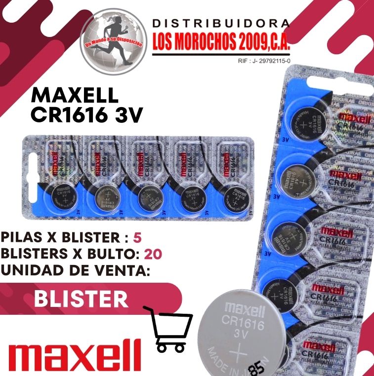 MAXELL CR1616 5X1