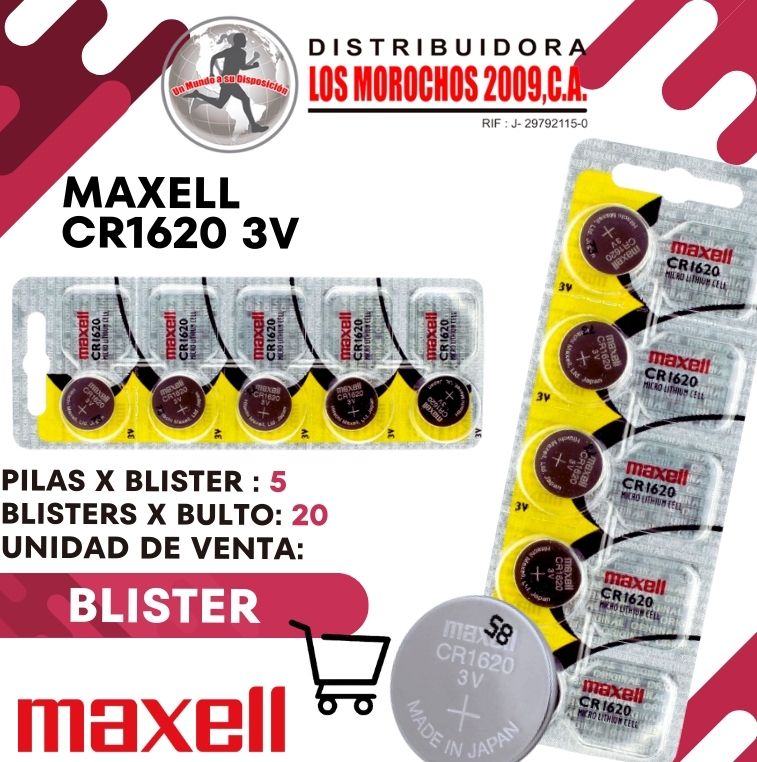 MAXELL CR1620 5X1