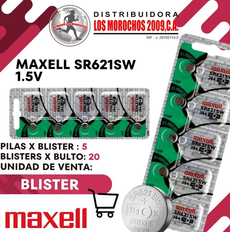 MAXELL SR621 5X1