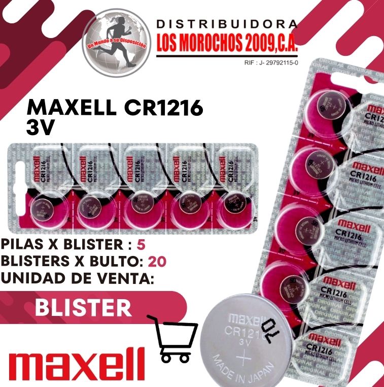 MAXELL CR1216 5X1