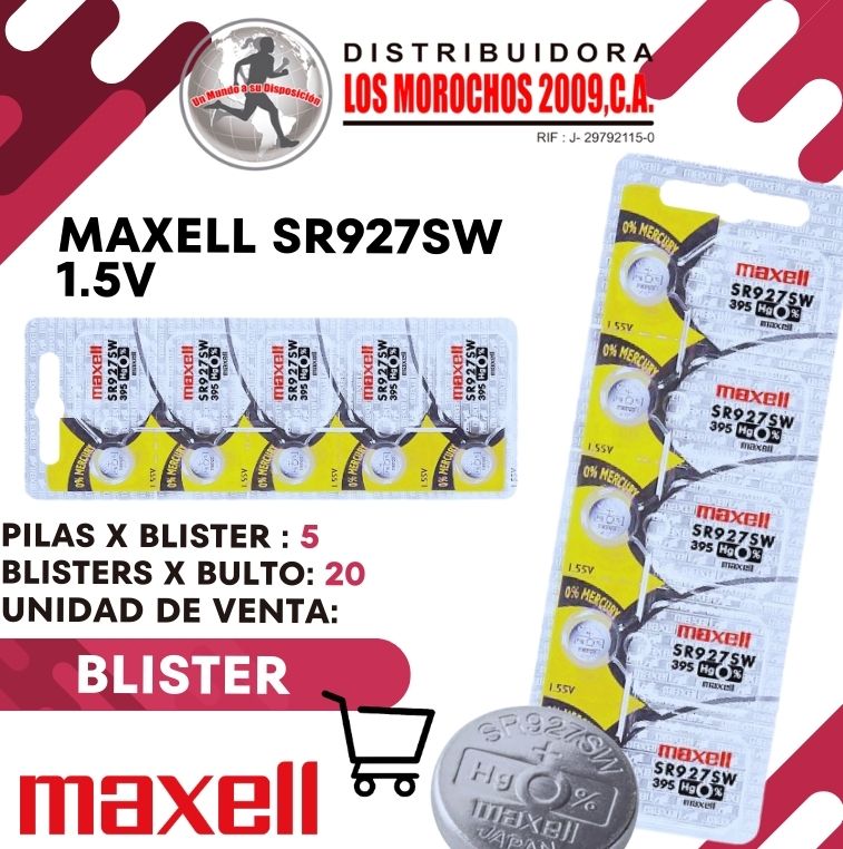 MAXELL SR927SW 395 5X1