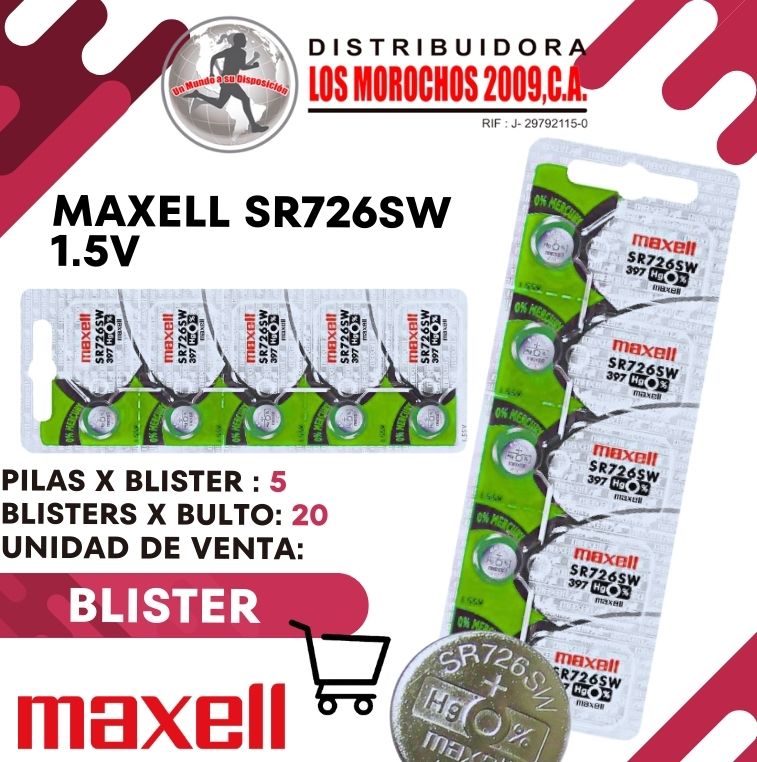 MAXELL SR726SW 397 5X1