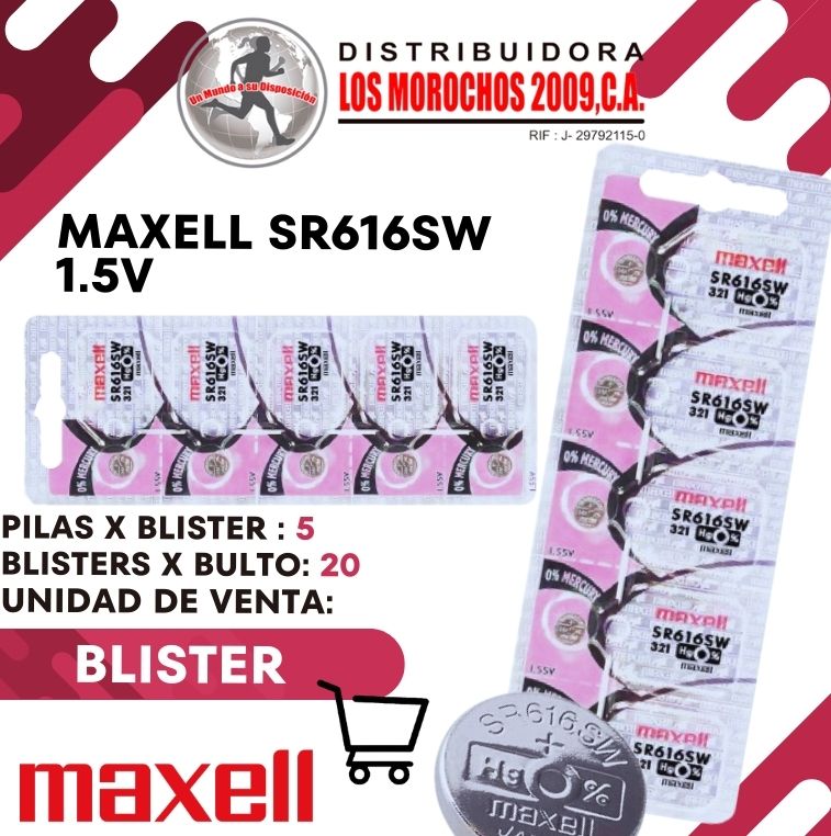 MAXELL SR616SW 321 5X1