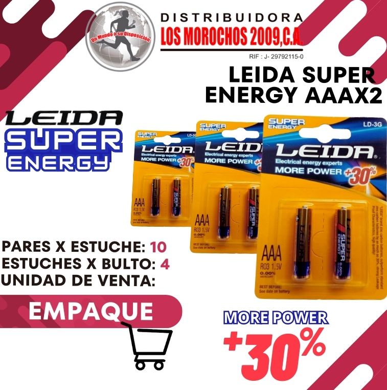 LEIDA SUPER ENERGY AAAX2 10X1
