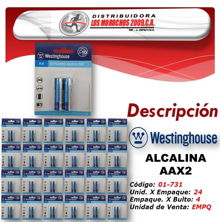 WESTINGHOUSE ALCALINA AAX2 24X1