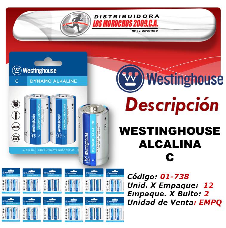WESTINGHOUSE ALCALINA CX2 12X1