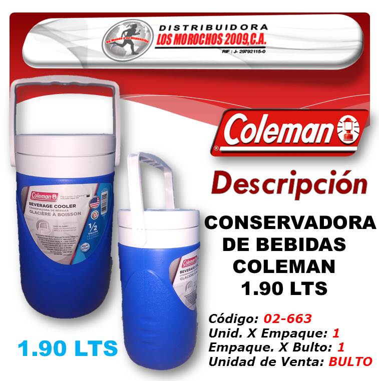 CONSERVADORA DE BEBIDAS COLEMAN  1.90 LTS 1X1 