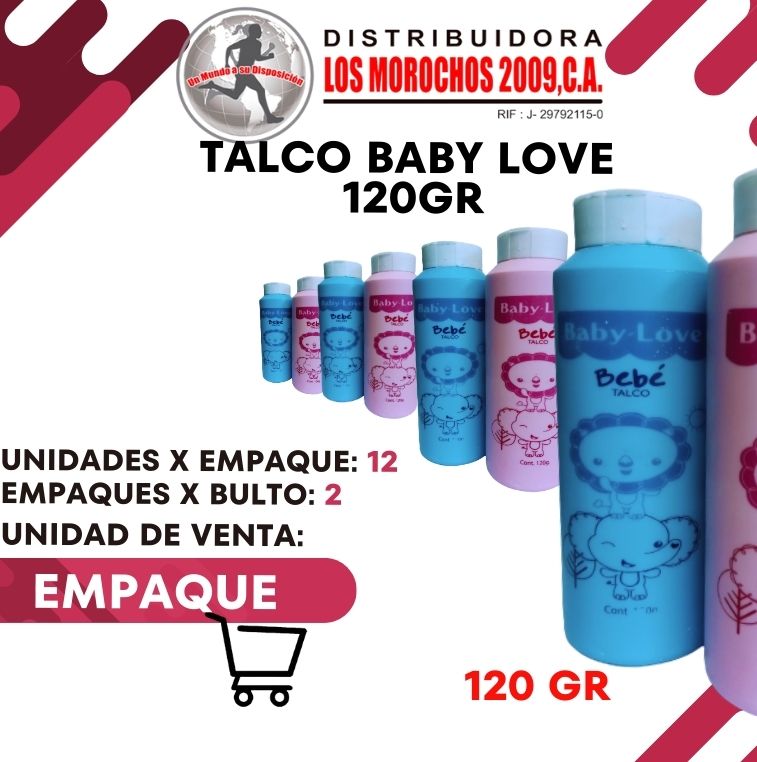 TALCO BABY LOVE 120GR 12X1