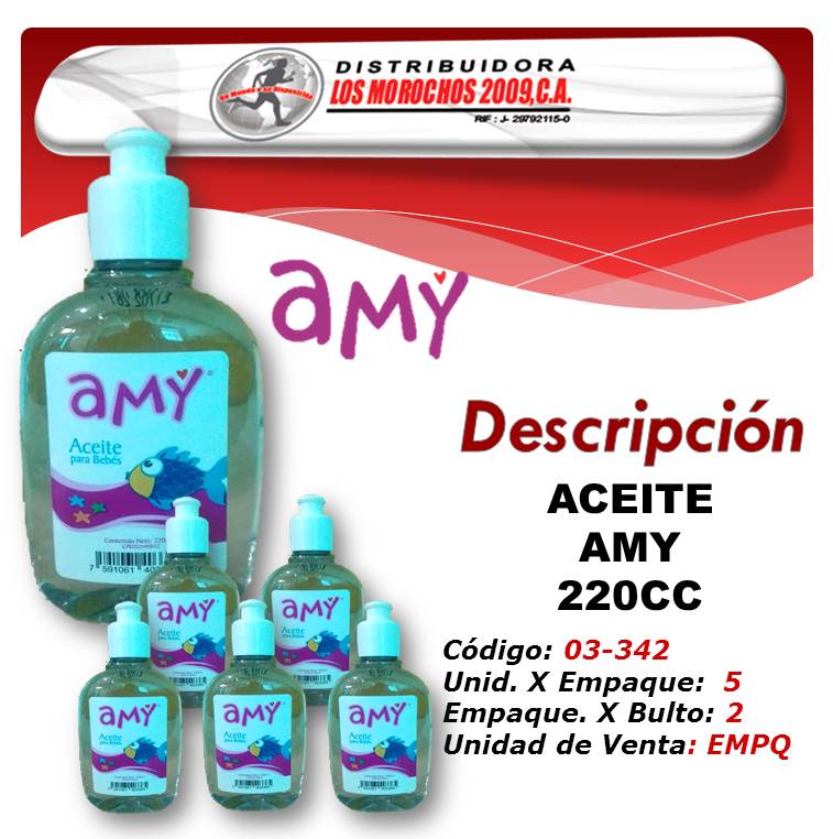 AMY ACEITE  220CC 5X1