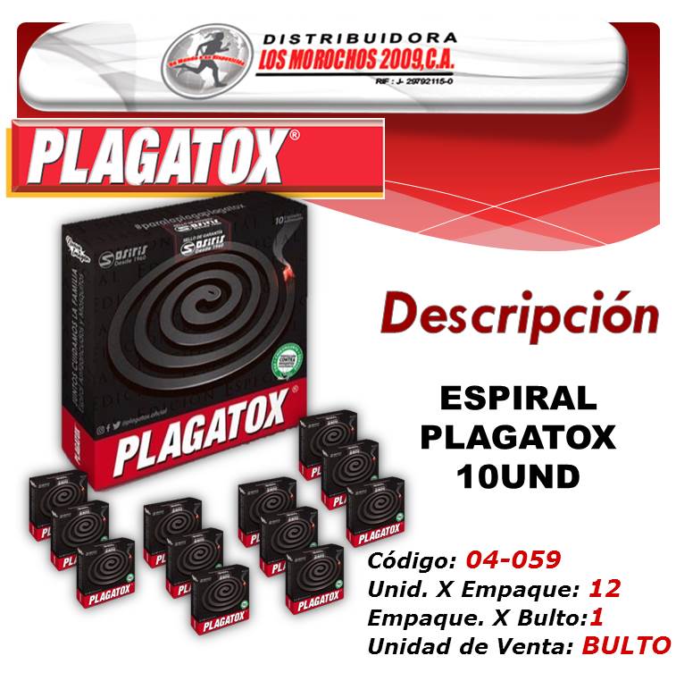 ESPIRAL PLAGATOX 10UND 12X1