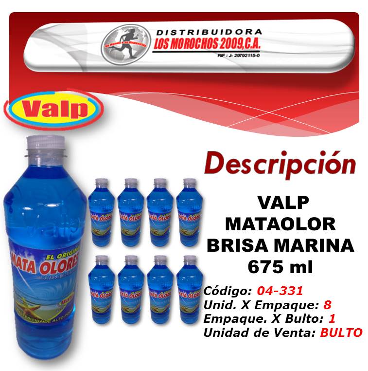 VALP MATAOLOR BRISA MARINA  675 ml 8X1