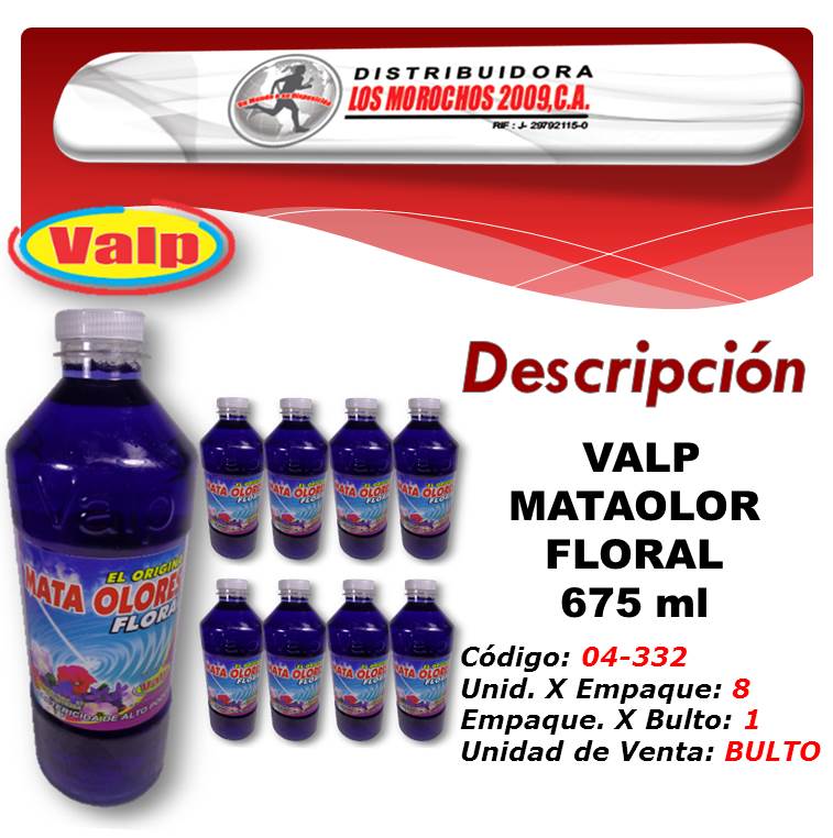 VALP MATAOLOR FLORAL  675 ml 8X1