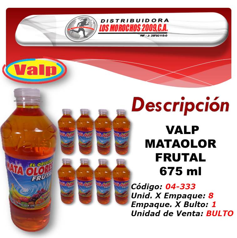 VALP MATAOLOR FRUTAL  675 ml 8X1