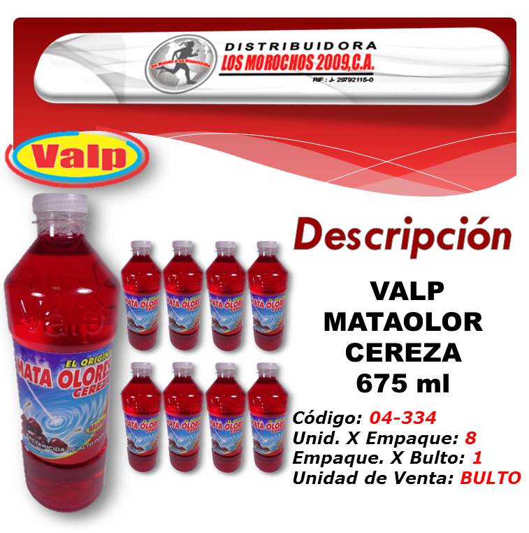 VALP MATAOLOR CEREZA  675 ml 8X1