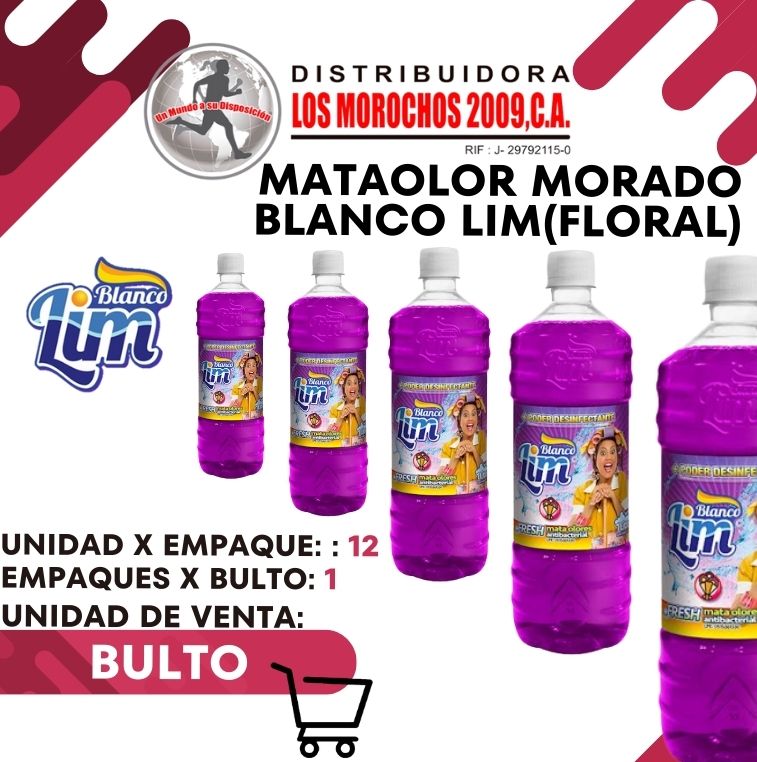 BLANCO LIM MATAOLOR MORADO 1 LT. 12X1