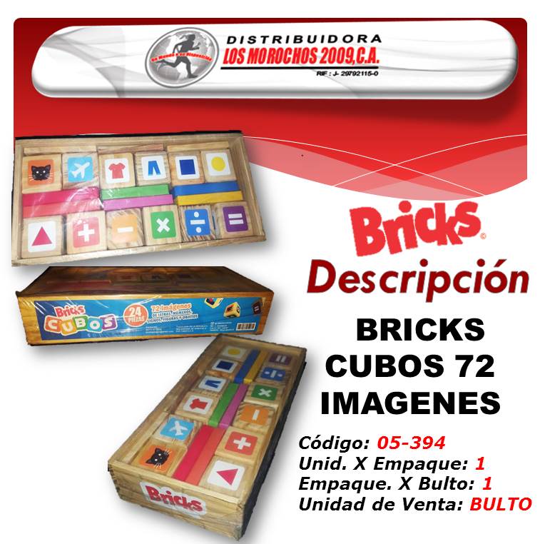BRICKS CUBOS 72 IMAGENES 1X1    
