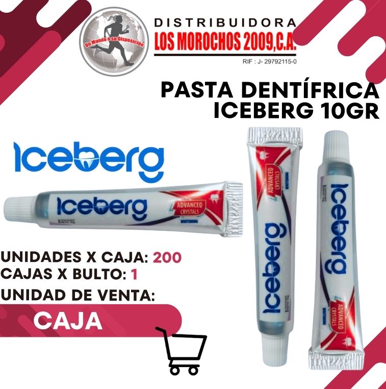 PASTA DENTIFRICA ICEBERG 10G 200X1