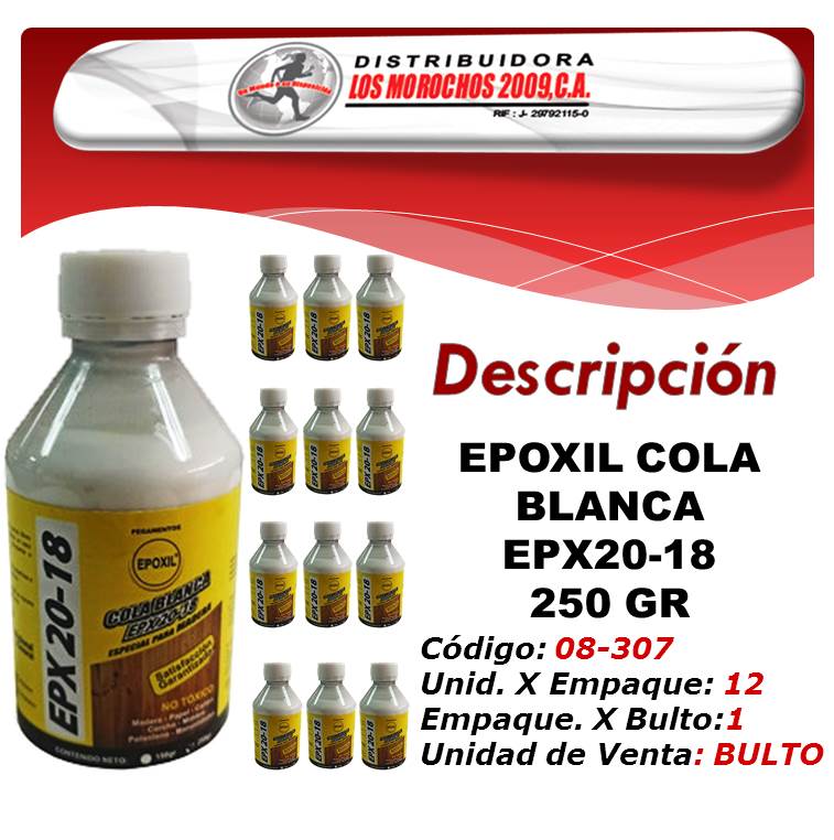 EPOXIL COLA BLANCA EPX20-18 250 GR 12X1