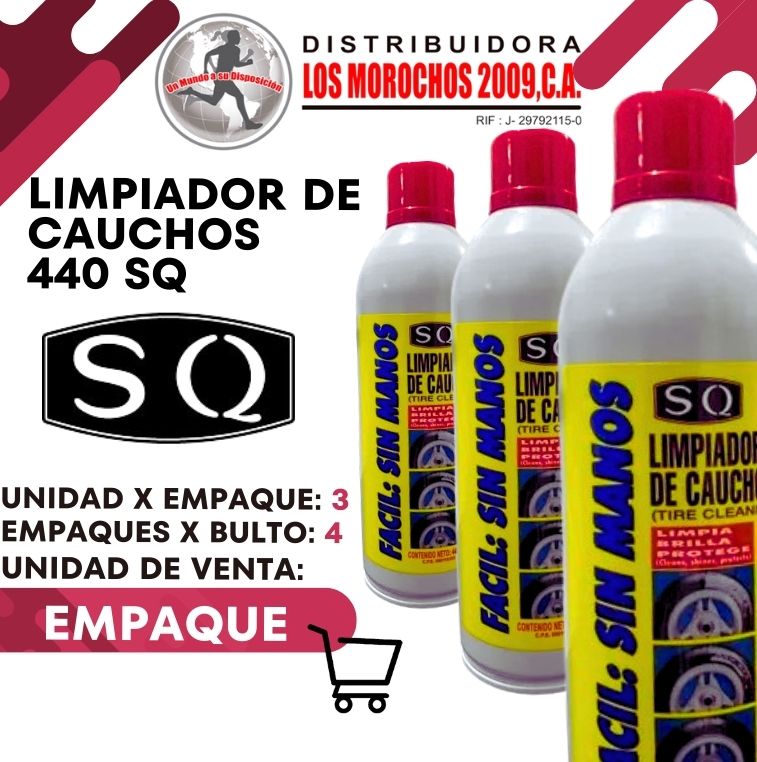 LIMPIADOR DE CAUCHOS SQ 440cm 3X1