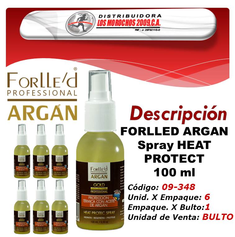 FORLLED ARGAN Spray HEAT PROTECT 100 ml 6X1