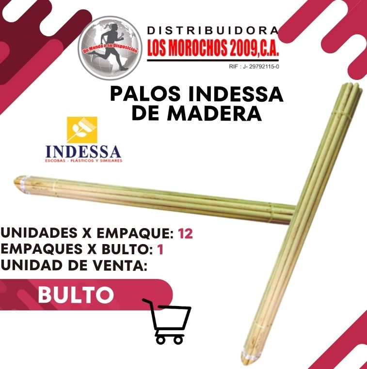 PALOS INDESSA MAD.NAC.C/C 1X12