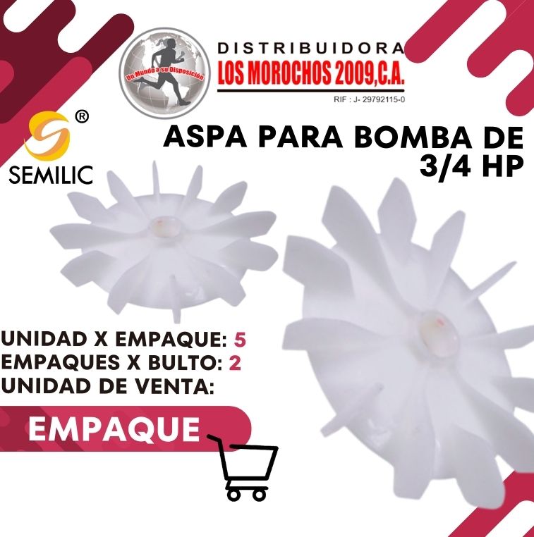 ASPA P/BOMBA DE 3/4 HP 5X1 (ASPS-75)