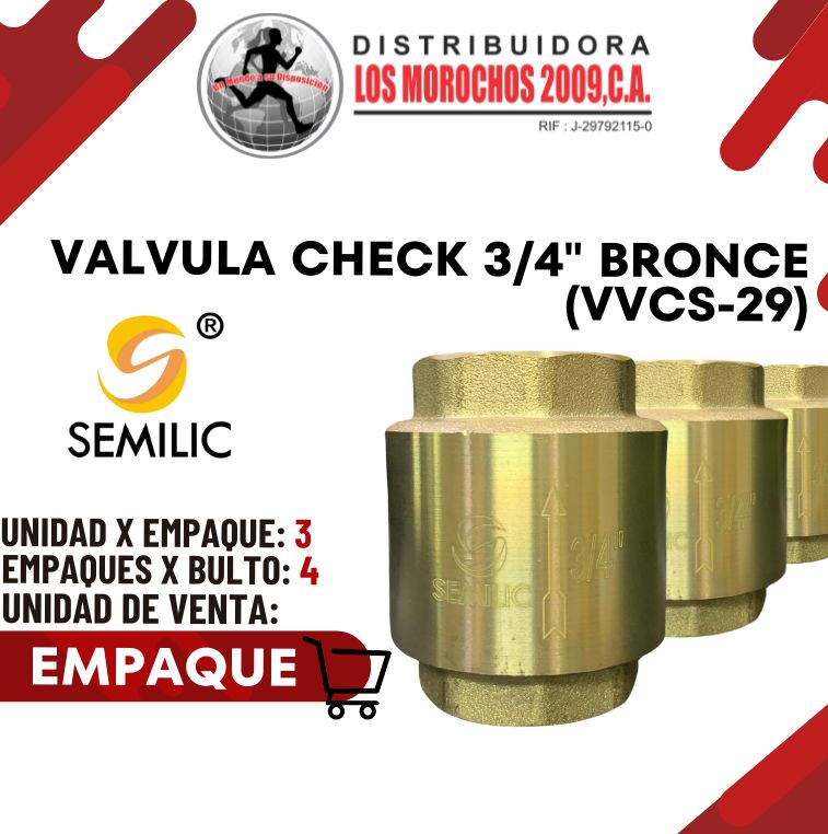 VALVULA CHECK 3/4
