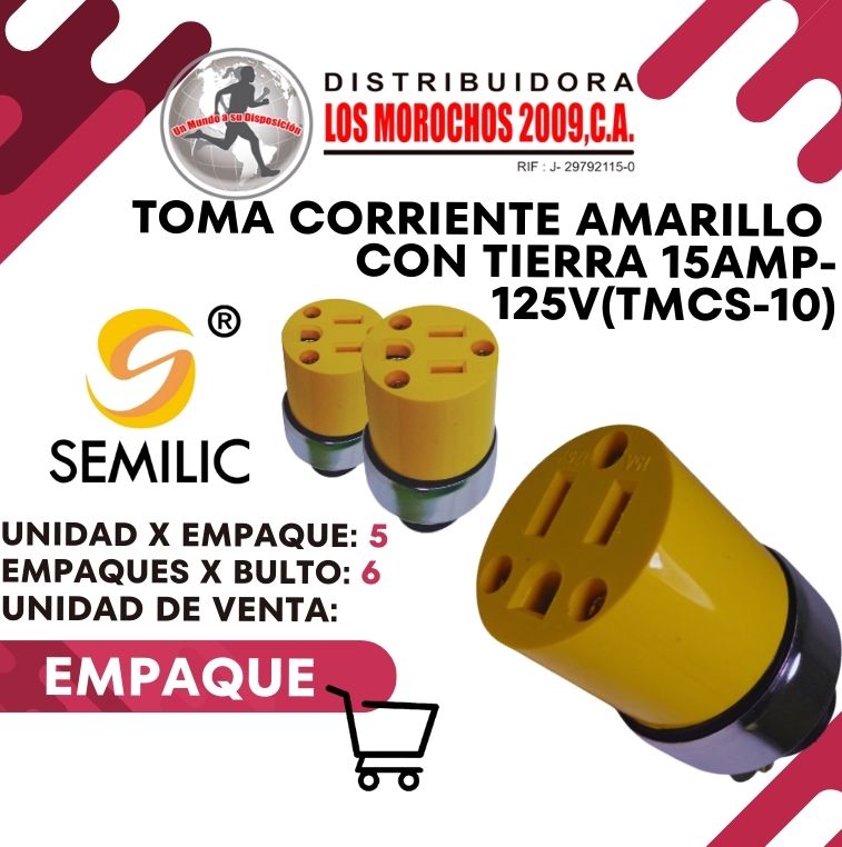 TOMA AMA.C/TIERRA 15AMP-125V 5X1 (TMCS-10)