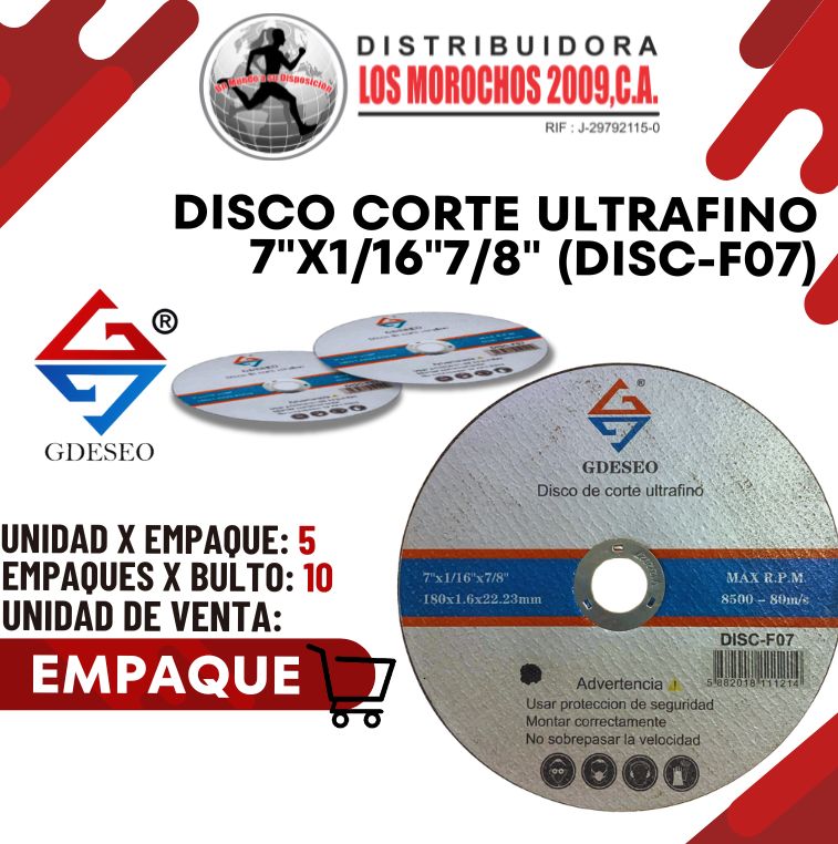 DISCO CORTE ULTRAFINO 7