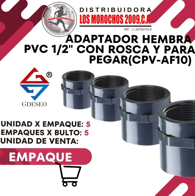 ADAP. HEMBRA PVC 1/2