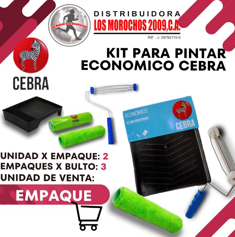 KIT ECONOMICO CEBRA 2X1