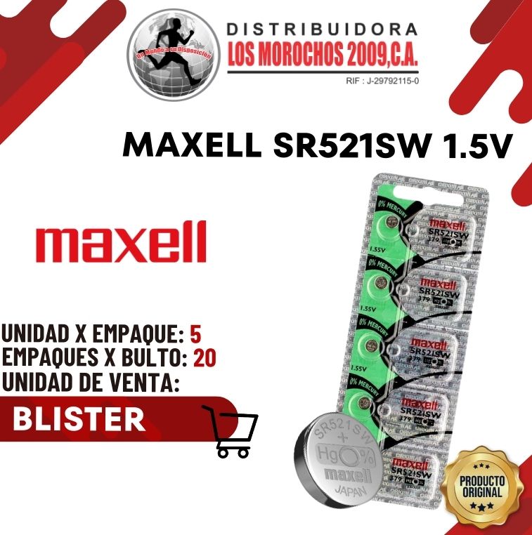 MAXELL SR521 5X1