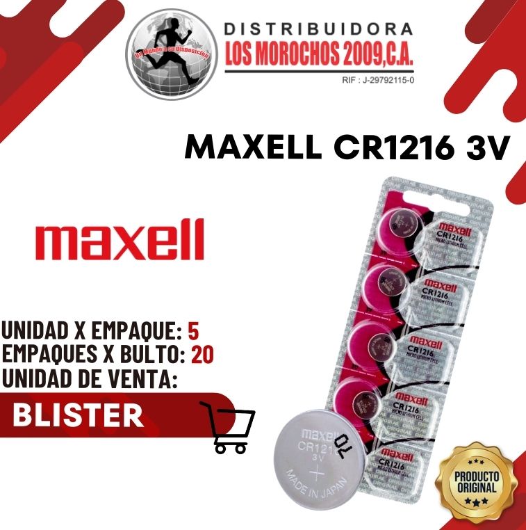 MAXELL CR1216 5X1