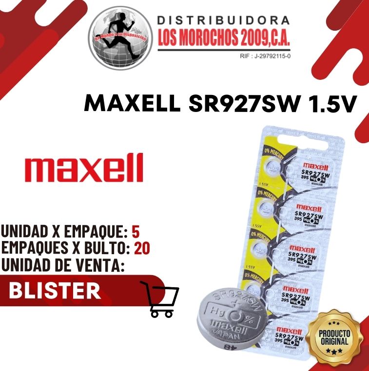 MAXELL SR927SW 395 5X1