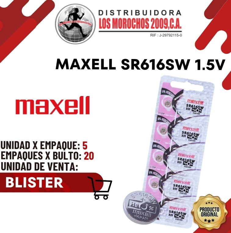 MAXELL SR616SW 321 5X1