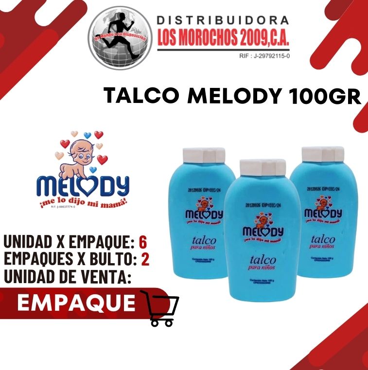 TALCO MELODY 100GR 6X1