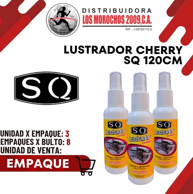 LUSTRADOR SQ  CHERRY  120cc  3x1
