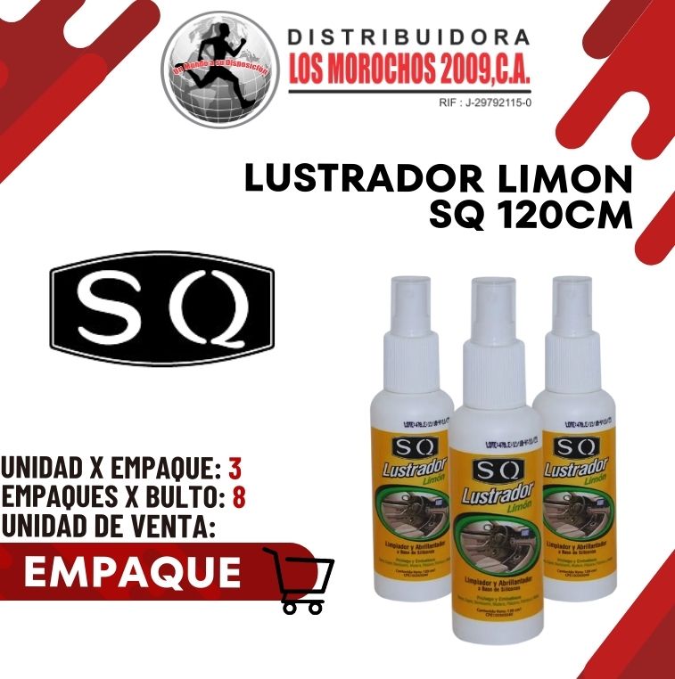 LUSTRADOR SQ  LIMON  120cc  3x1