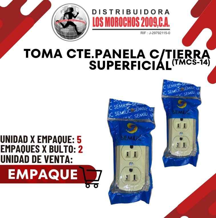 TOMA CTE.PANELA C/TIERRA SUPERFICIAL 5X1 (TMCS-14) 