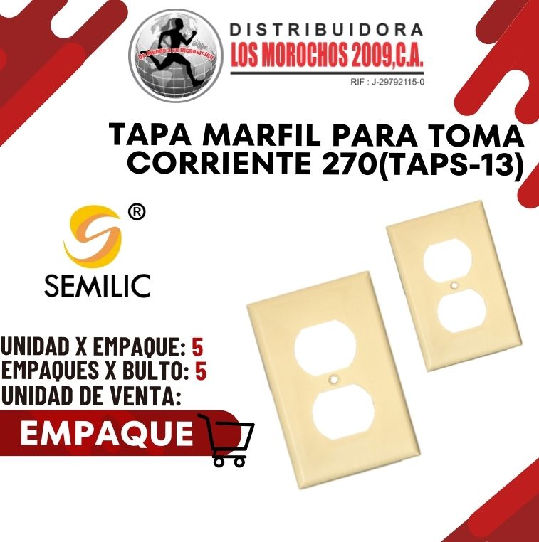 TAPA MARF. P/TOMA.270 C/TORNILLO 5X1 (TAPS-13)