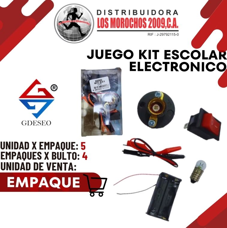 KIT ESCOLAR CIRCUITO ELECTRICO 5X1 (KIT-E01)