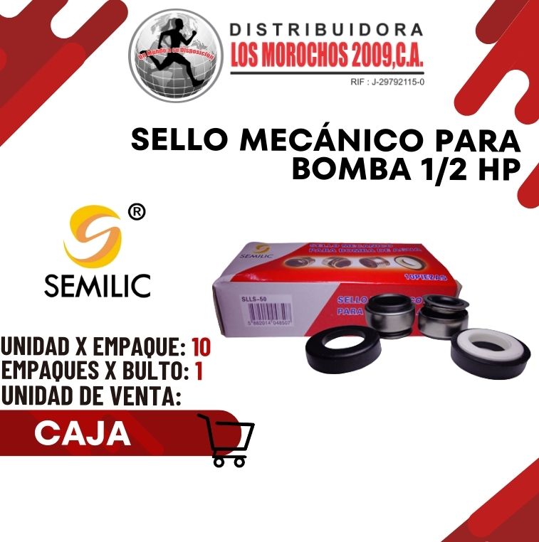 SELLO MECANICO P/BOMBA  1/2 HP 10X1 (SLLS-50)