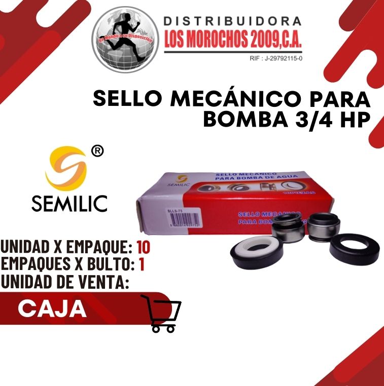 SELLO MECANICO P/BOMBA 3/4 HP 10X1(SLLS-75)