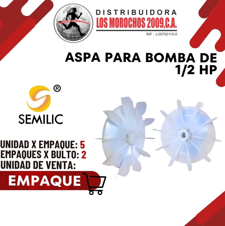 ASPA P/BOMBA DE 1/2 HP 5X1  (ASPS-50)