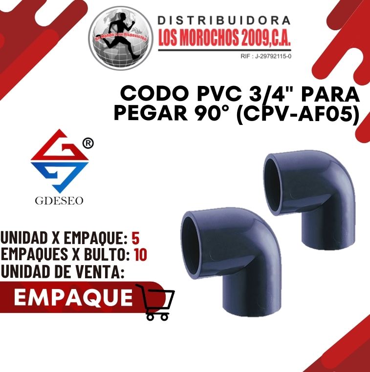 CODO PVC 3/4