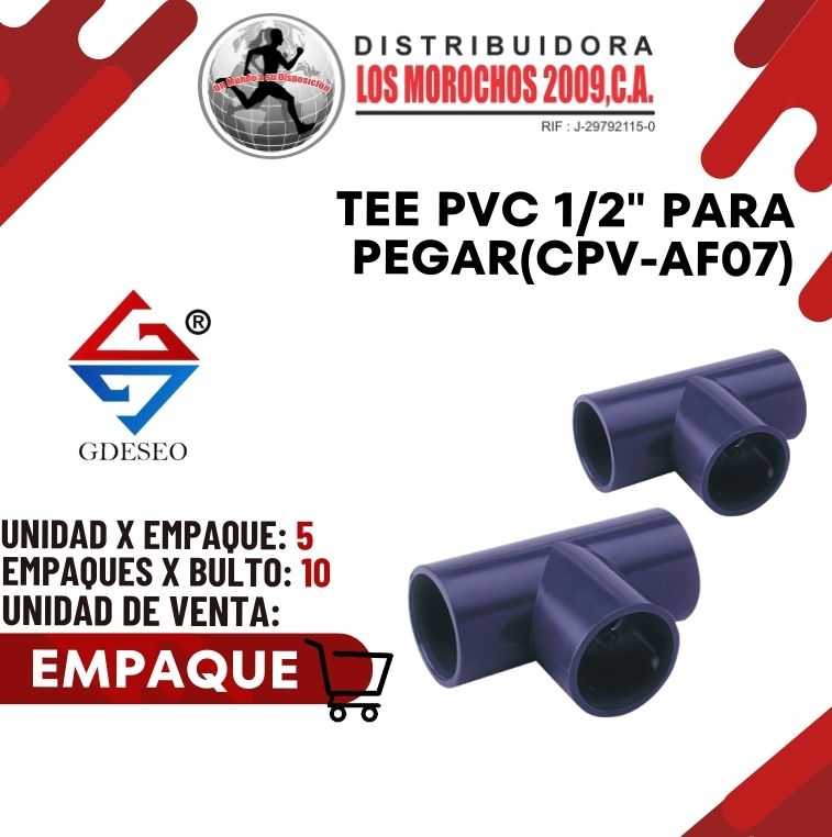 TEE PVC 1/2