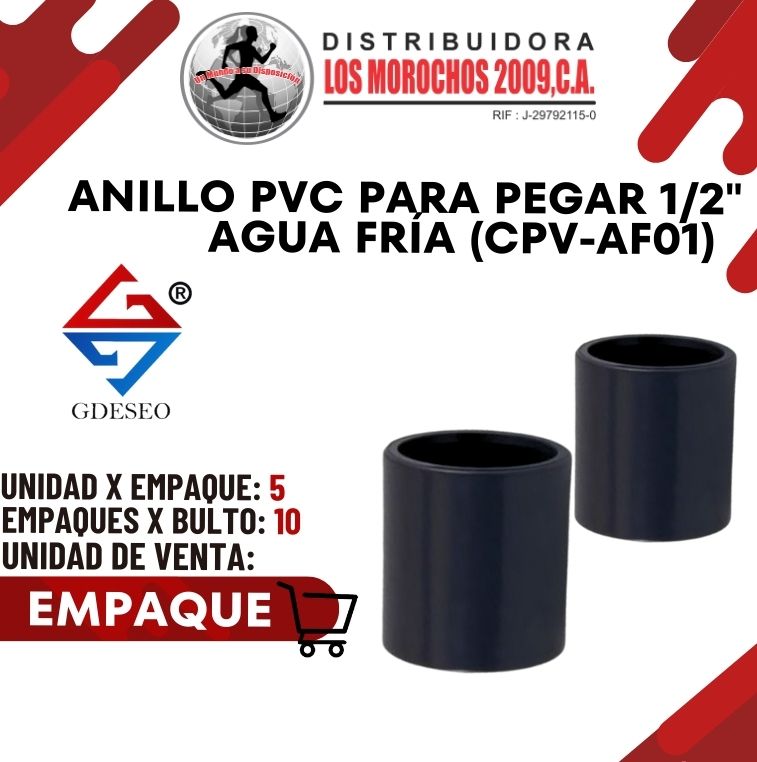ANILLO PVC P/PEGAR 1/2