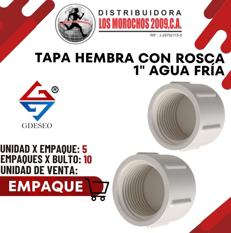 TAPA HEMBRA C/ROSCA 1