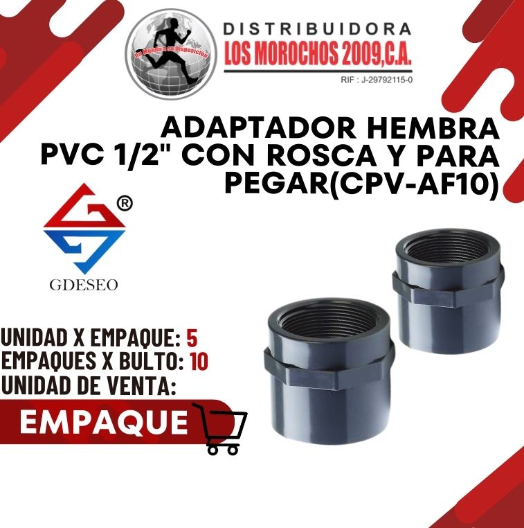 ADAP. HEMBRA PVC 1/2